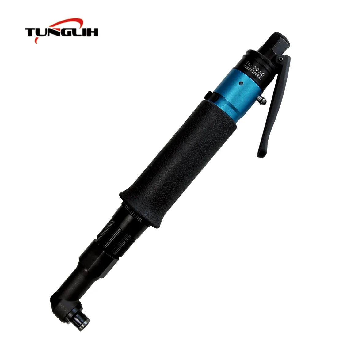 Пневматическая отвертка TUNG LIH промышленного класса с углом 90 градусов, автоматический ограничитель крутящего момента