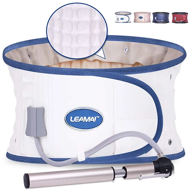 Inflatable back support belt decompression waist belt spine air traction belt to relieve waist and abdomen pain