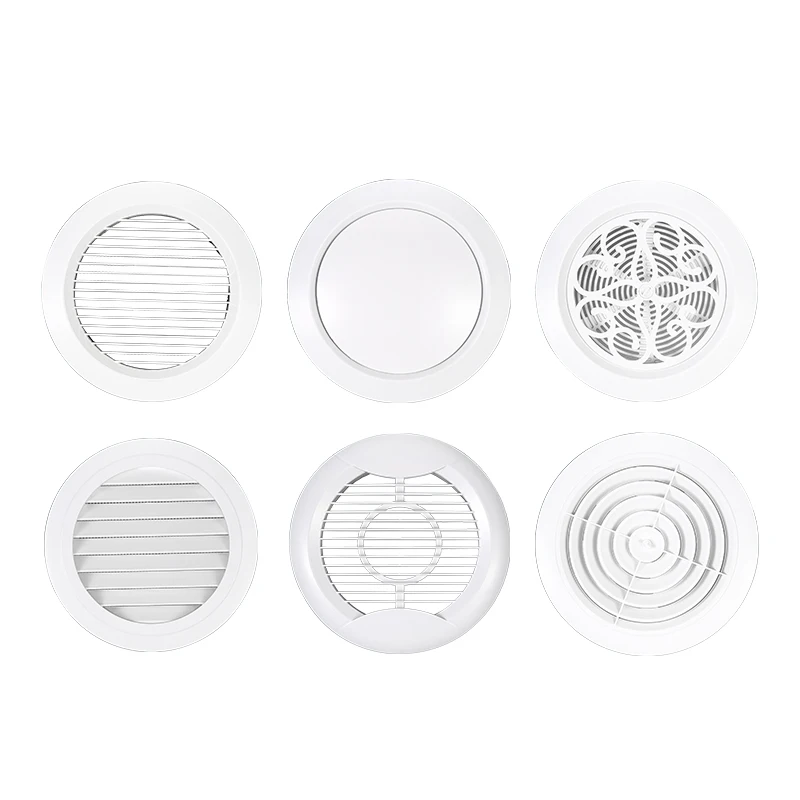Air Louver Ceiling Air Diffuser Round Grille Round Diffuser Conditioner Diffuser High-quality ceiling vents plastic vent