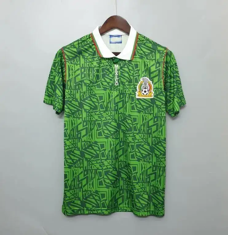 2006 MEXICO RETRO Soccer Jerseys RAFAEL MARQUEZ HOME AWAY 1986 1994 1995 1998 2010  FINAL Uniform Long Sleeve Football Shirt
