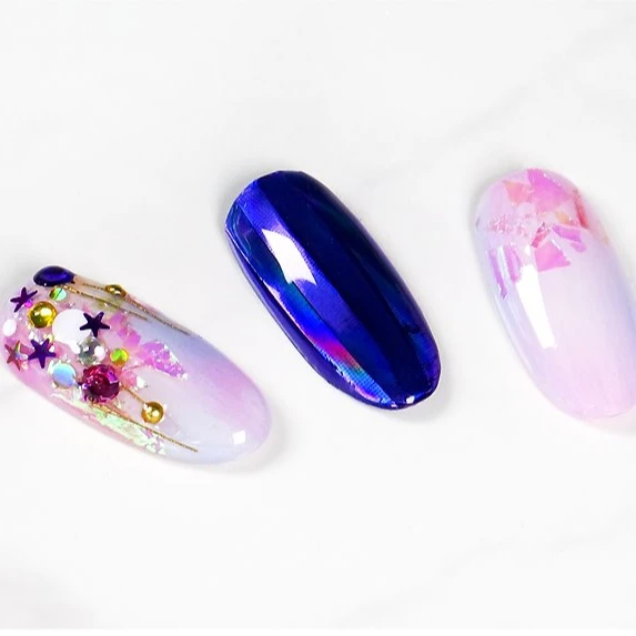 [NailSketch] Korea Nail Flakes Shape Large Glitter 12 Colors for Nail Art Decoration