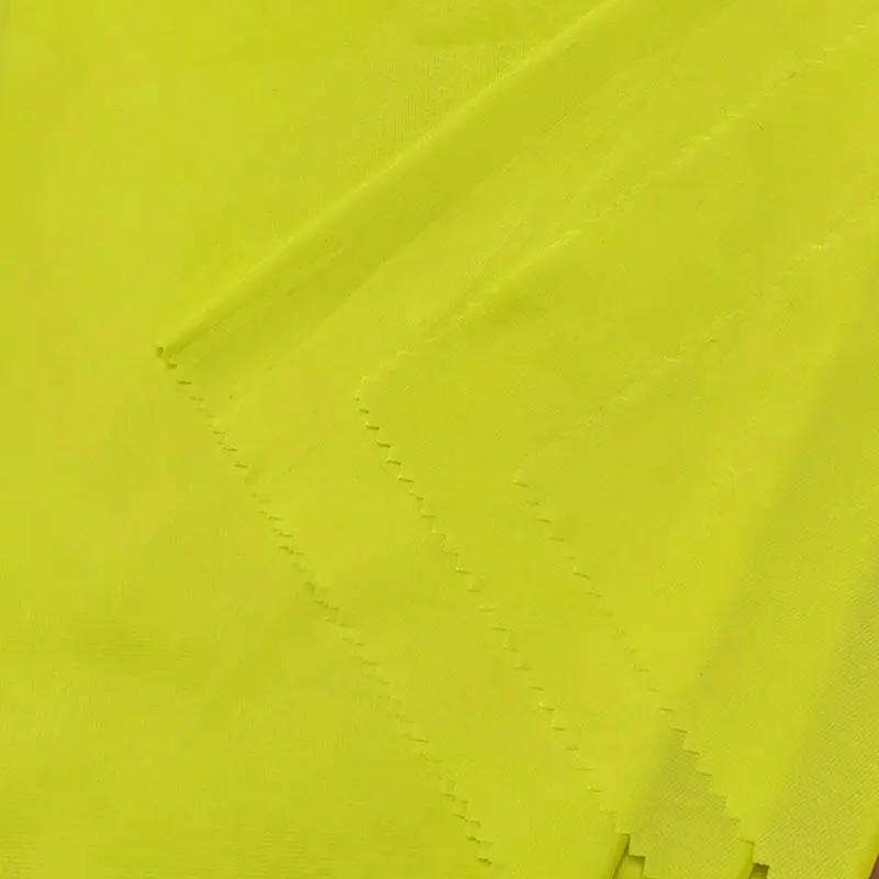 Transparent Semi Dull 20D Nylon 380T Pongee Ripstop Fabric for Outdoor Jacket