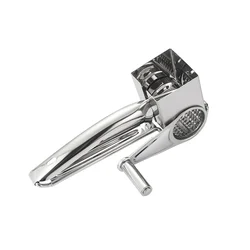 Amazon top seller multi-function Household kitchen accessories stainless steel professional cheese grater rotary cheese grater