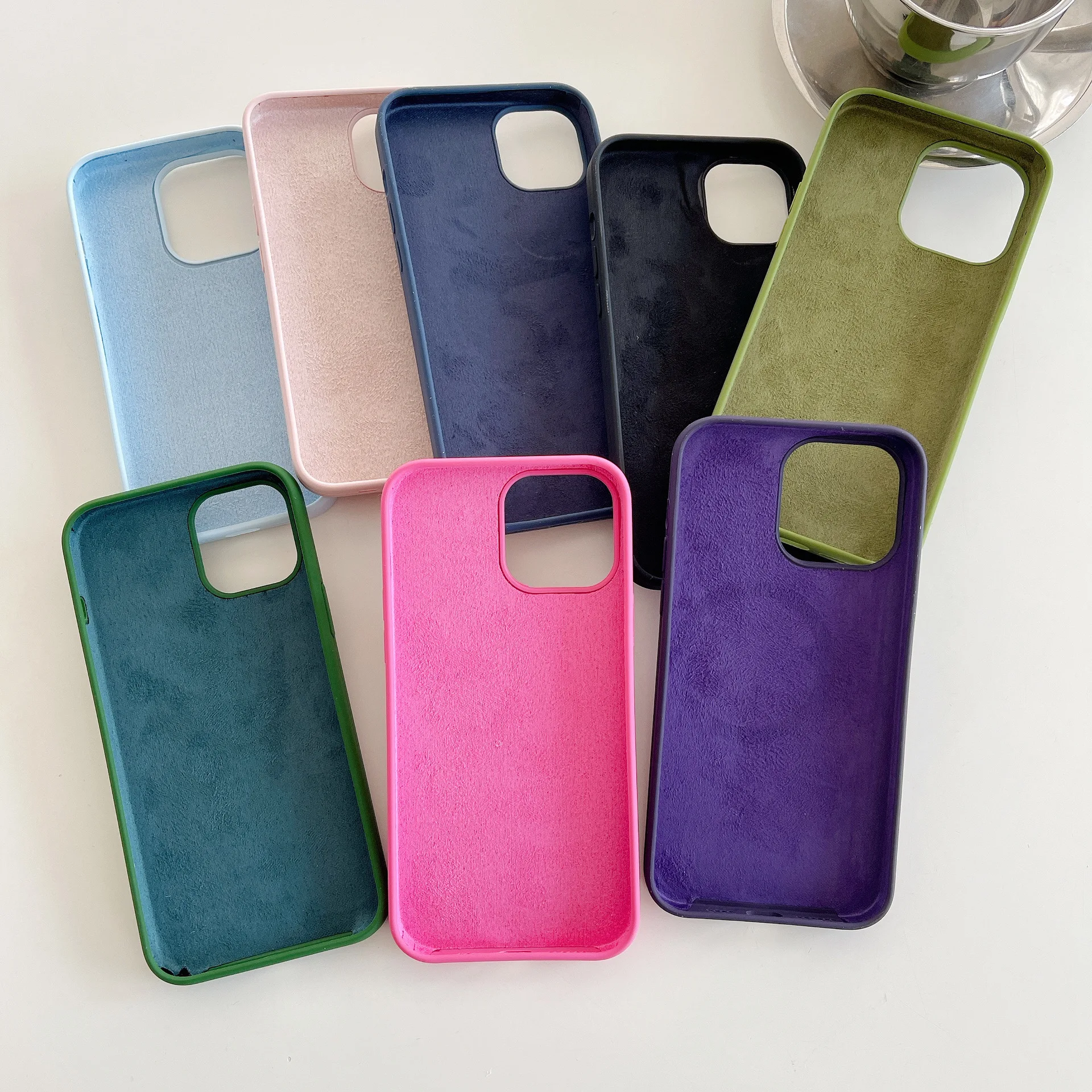 Original Genuine Magnetic Liquid Silicone Phone Case For iPhone 11 12 13 Pro Max 14 Plus Wireless Charger Safe Cover Accessories