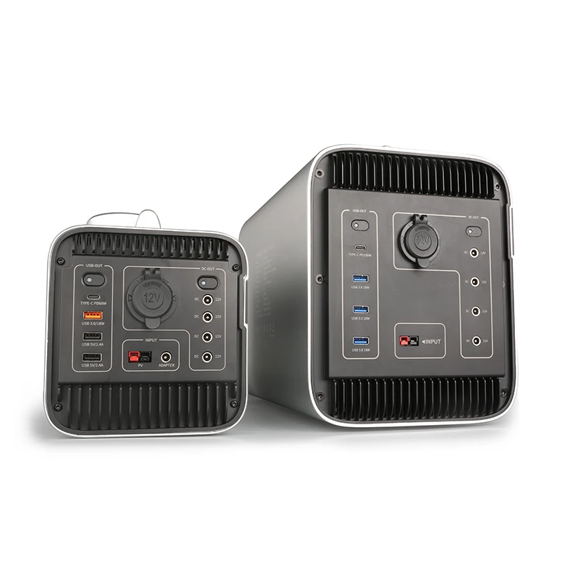 SKE Outdoor Solar Power Station USB Type-C DC AC 600W Lithium Battery Bank Portable Power Station 600Wh
