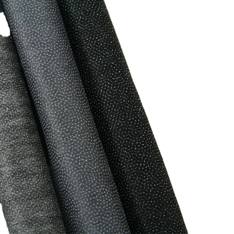 Non woven interlining fabric with self adhesive for jacket