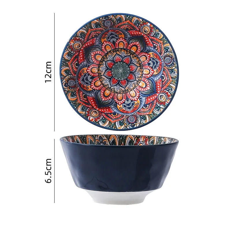Dishes and Bowl Tableware Set Household Baking Tray Assorted Dishes Ceramic Dinnerware Set