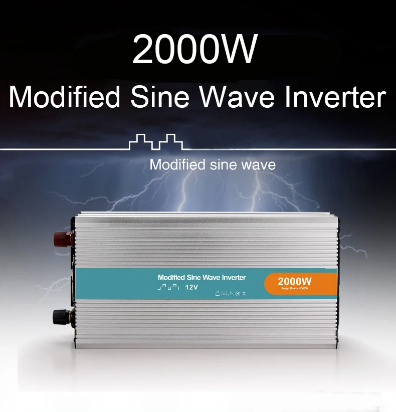 DC AC power inverter 2000w 24VDC to 230VAC electrical power inverter M-2000