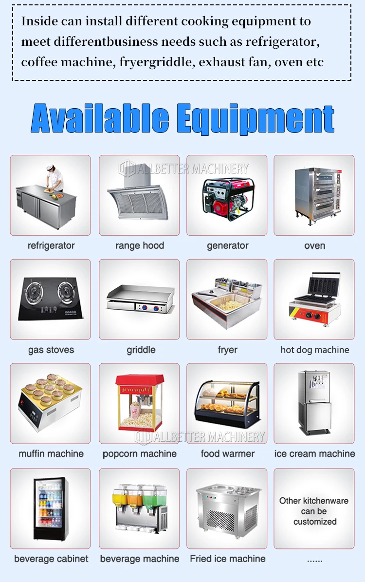 machines food truck food shop street food machine