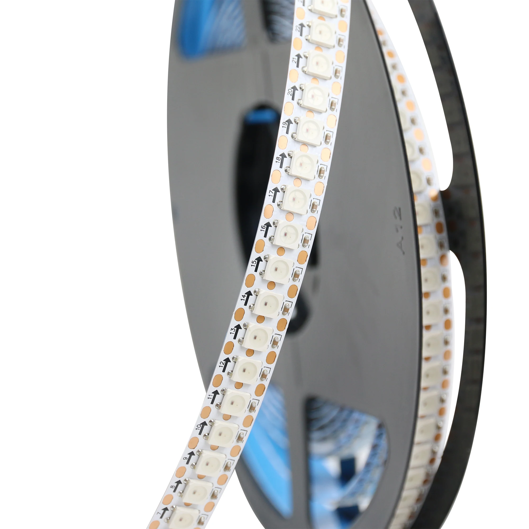High Brightness Addressable DMX SMD 5050 RGB Led Strip 12V Adjustable rgb Led Strips