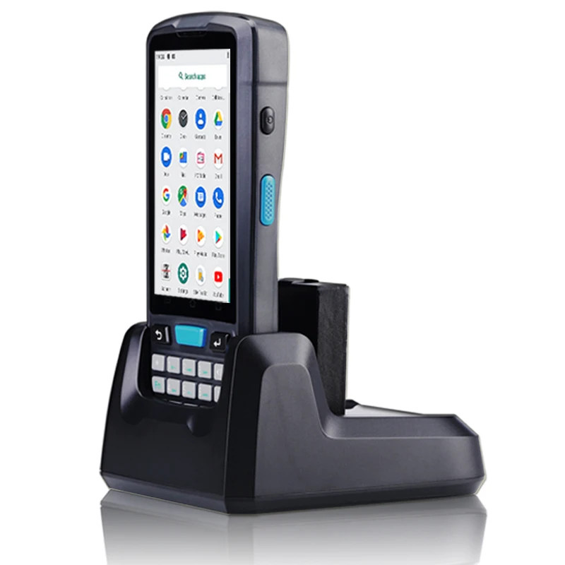 pda android 9.0 mobile phone pda barcode scanner rogged zkc module wearable pda with wrist bands for retail store,inventory