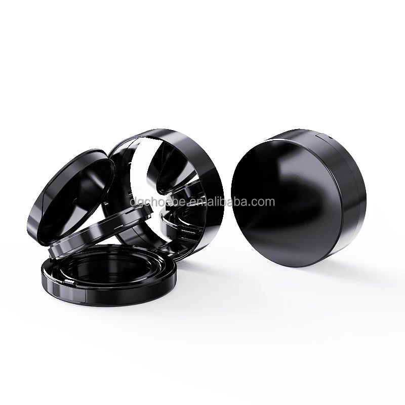 Cosmetic jar Empty Compact Powder Case Recyclable Face Powder Air Cushion BB CC Cream Packaging Stamping Embossing