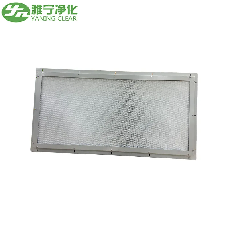 New Design FFU Clean Room Recessed Type HEPA Filter Fan Unit with Pressure Test Air Cleaning Equipment