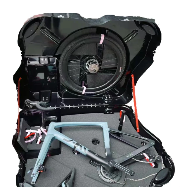 Customized hard shell sports bike travel hard bag 29 inch bike storage box