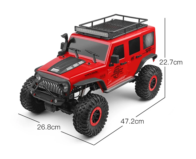 WL 104311 1/10 Remote control off-road Rock track vehicle 2.4G electric four-wheel drive two-bridge remote control vehicle