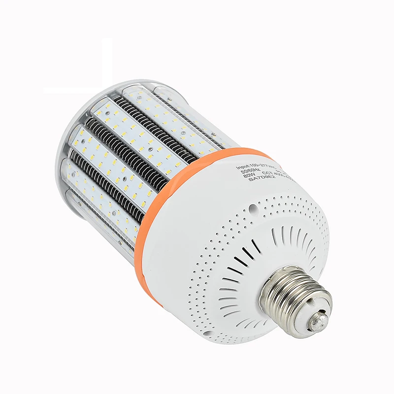500W Equivalent LED Corn Light Bulb 5500 Lumen 6500K 60W Large Area Cool Daylight White E26/E27