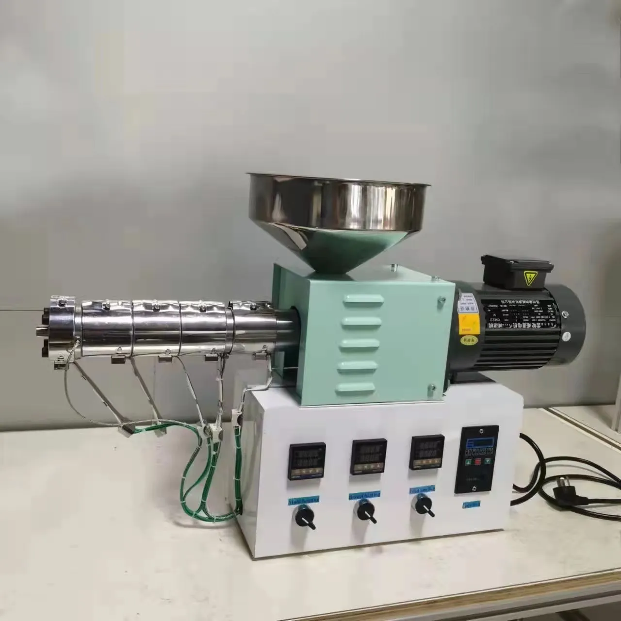 SJ35 small plastic extruder for sheet production line for desktop Plastic Extruder Machines