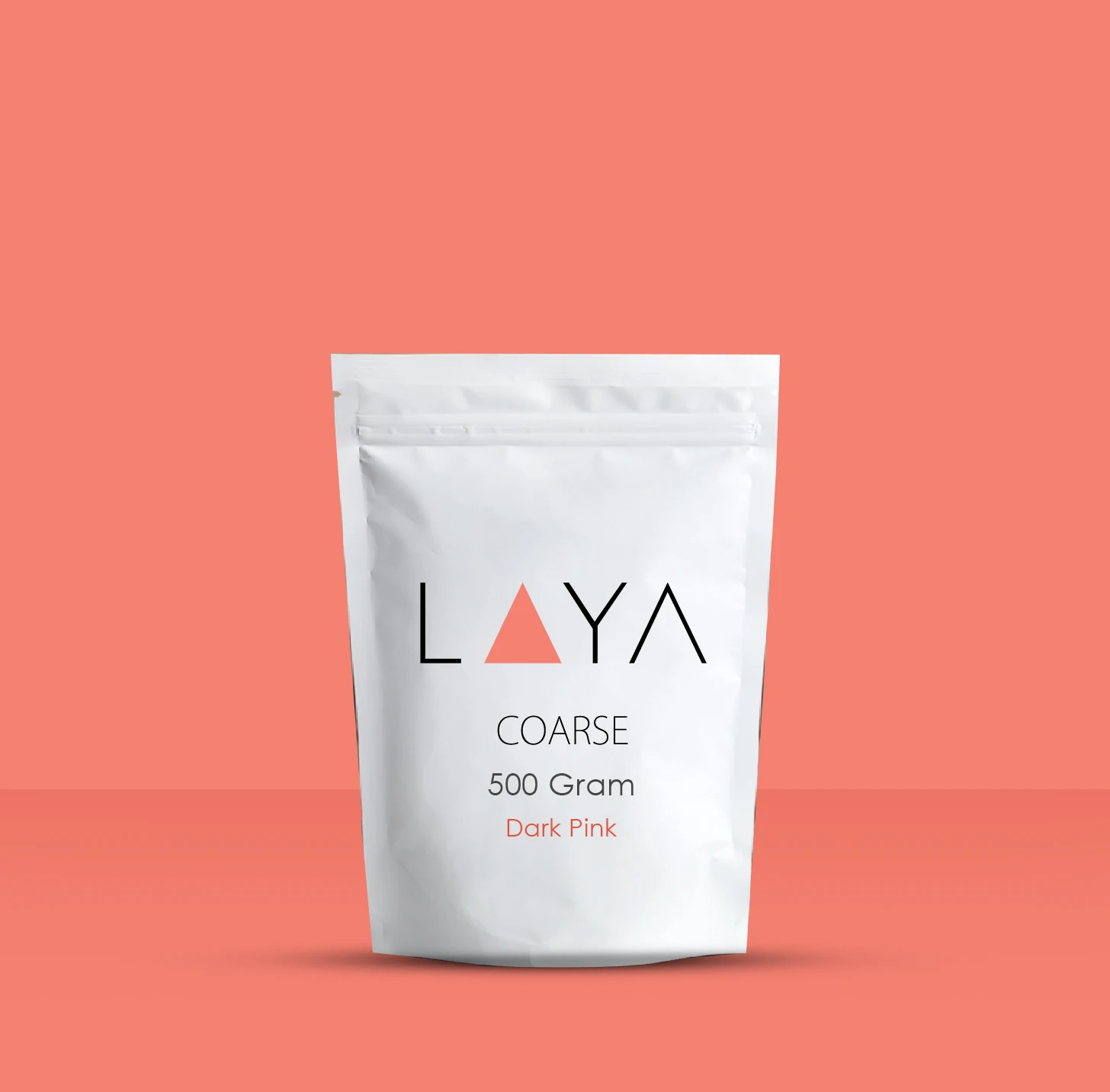 
Natural Himalayan Pink Rock Salt - 2mm-5mm Coarse Dark Pink Table Salt - 500g Pouch Packaging 