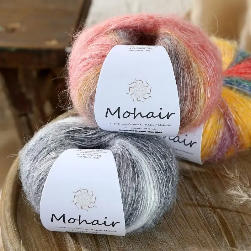 Wholesale Multi-color Soft Knitting Yarn DIY for Beginners Adults Handicraft