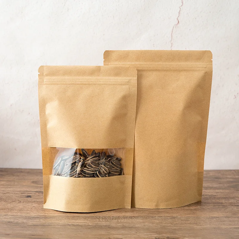 Factory Custom LOGO Kraft Shopping Bag Recycled White Brown Kraft Paper Bag For Business Clothing