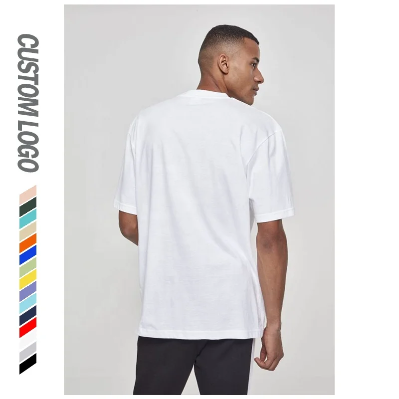 Men Tee Shirt Custom Printed Pictures Tshirts Printing Logo 100 Cotton  Heavy Weight Casual Oversized Street Unisex  Tshirt