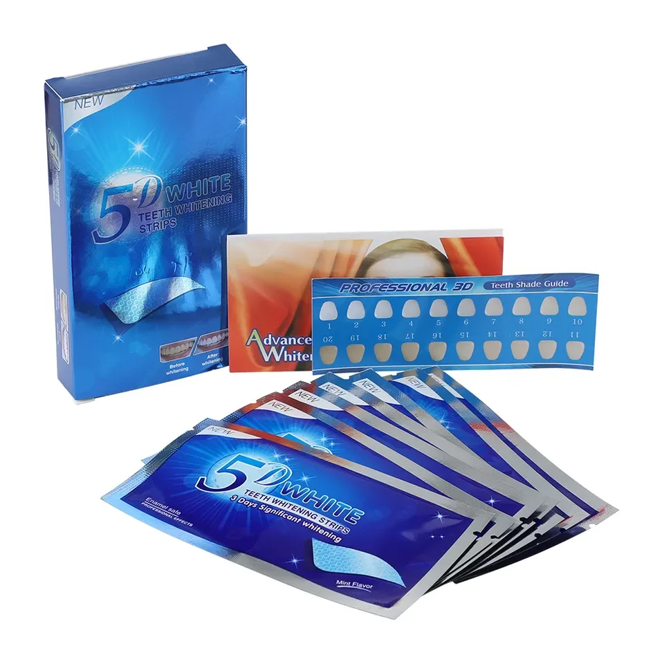 In  Stock  Oral Hygiene Care Teeth Whitening 5d  Peroxide Mint Teeth Whitening Strips