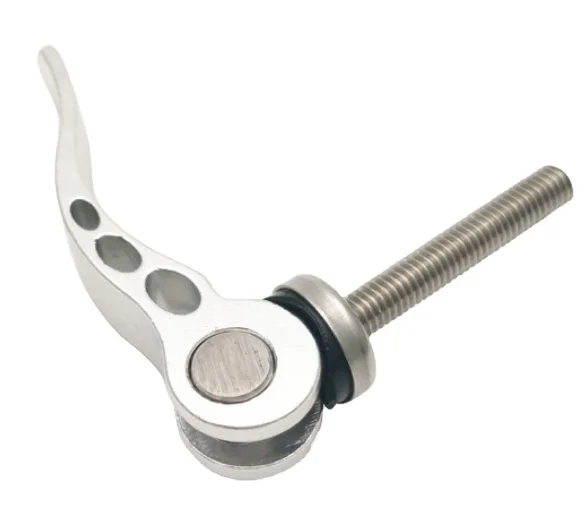 Aluminum Handle with Stainless Steel 1/4-20 Thread Size Adjustable Cam Levers for Machine