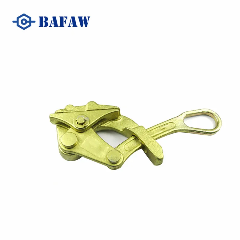  Cable Durable Earth Wire Grip Come Along Clamp Steel Pulling For Overhead Line