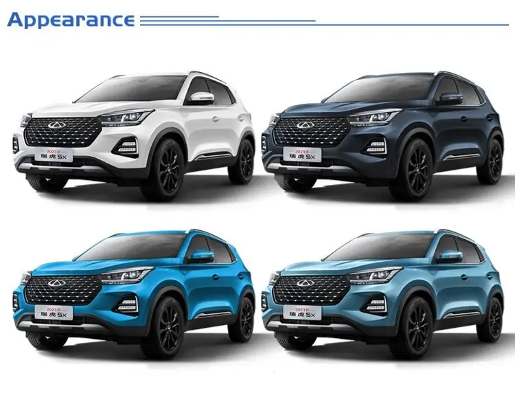 Luxury Used Cars Gas Vehicle Oil Chery Tiggo 5x 2024 1.5L CVT 4WD SUV Car for sale Made in China