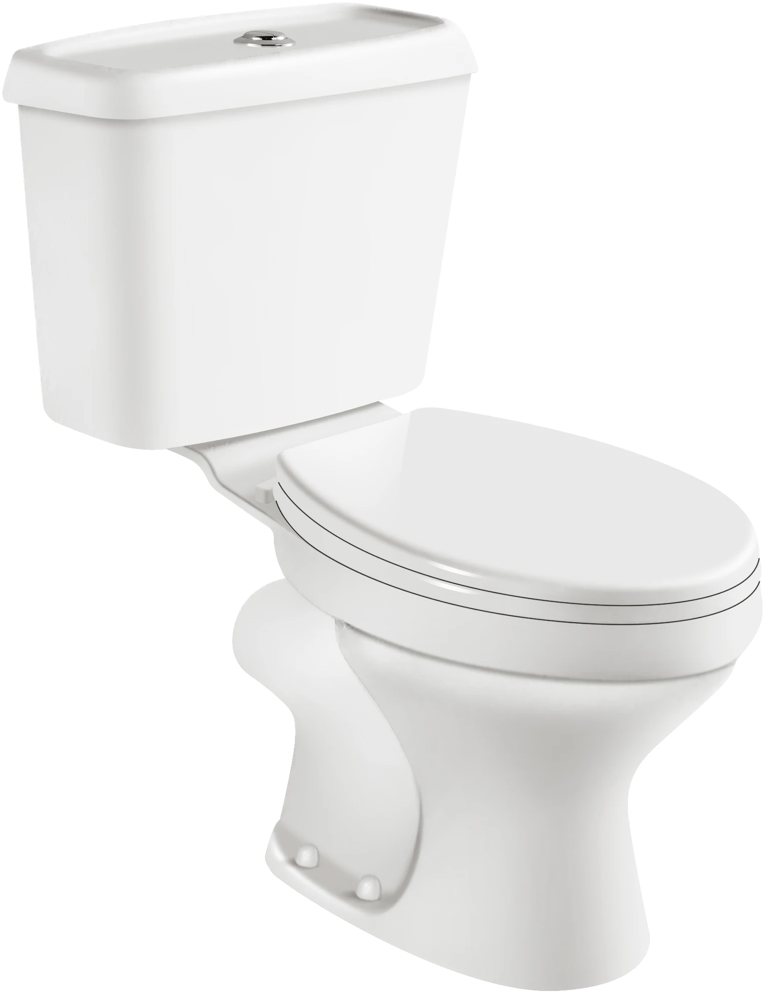 High Quality Bathroom S Trap Ceramic Toilet Bowl Ceramic Sanitary Ware Siphonic Two Piece Toilet Hotel Wc Toilets
