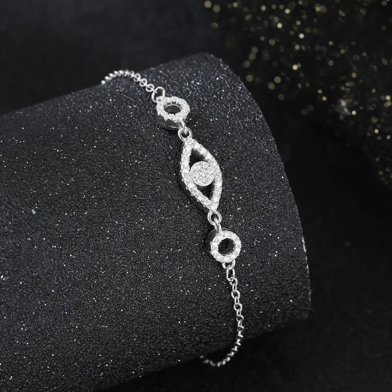 factory wholesale high quality fashion jewelry bracelet 925 silver light luxury advanced custom charm bracelet for women
