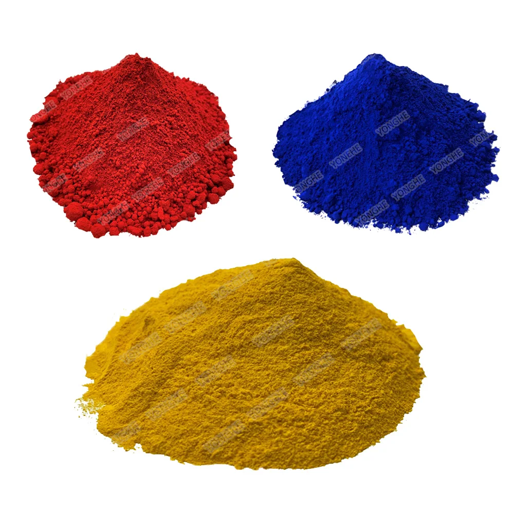 High temperature resistant iron oxide red powdery pigment, used for glaze masterbatch of ceramic products
