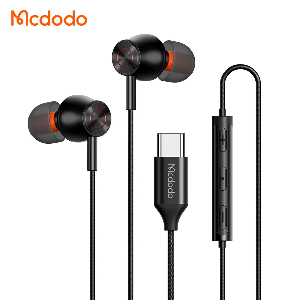Type-C Earphones Wired USB C Headphone With HD Mic Support Call Music Volume Control Earbuds Wired For Samsung Xiaomi Oppo Vivo
