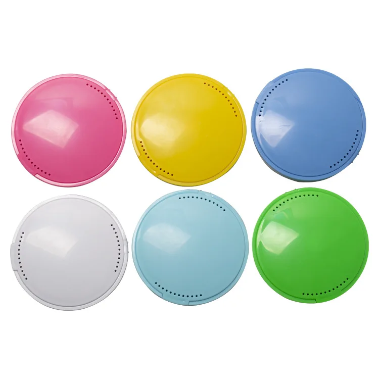 High Quality Plastic Denture Box Case Multi-Purpose Oral Hygiene Product with Mirror for Dental Retainer Oral Care Retention
