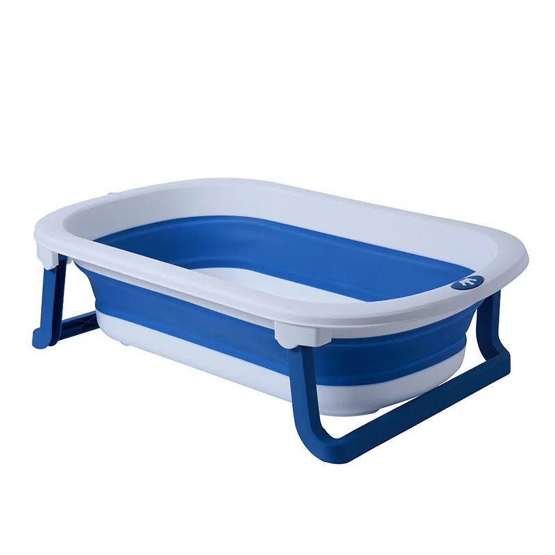 Factory supplied wholesale bathroom foldable bathtub portable PP TPE plastic bath tub For baby bath
