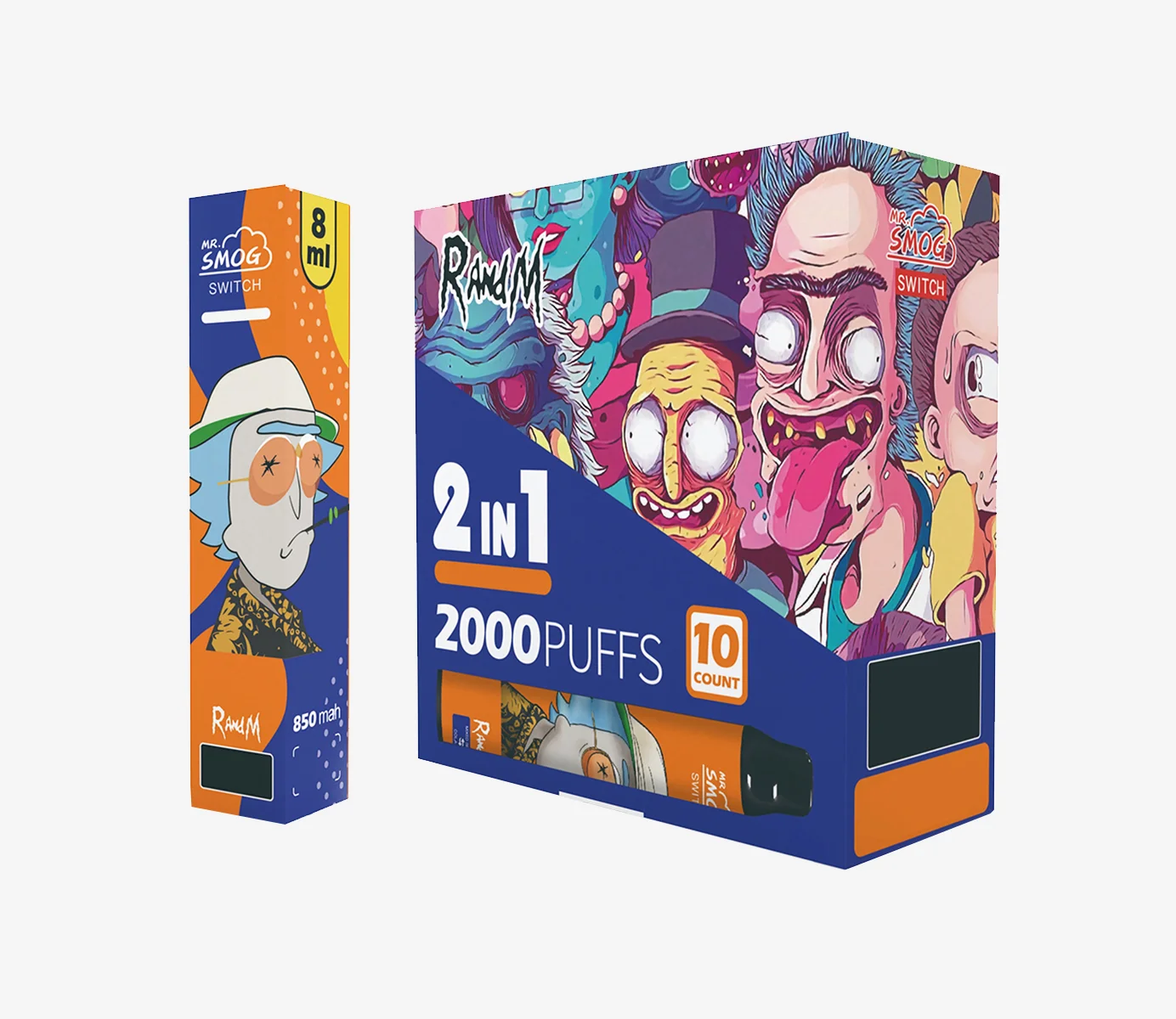 
Новинка 2021, переключатель мистер смог, популярный на 2000, случайный Dazzle Pro, 2000 раз, R и M, с подарочной коробкой 