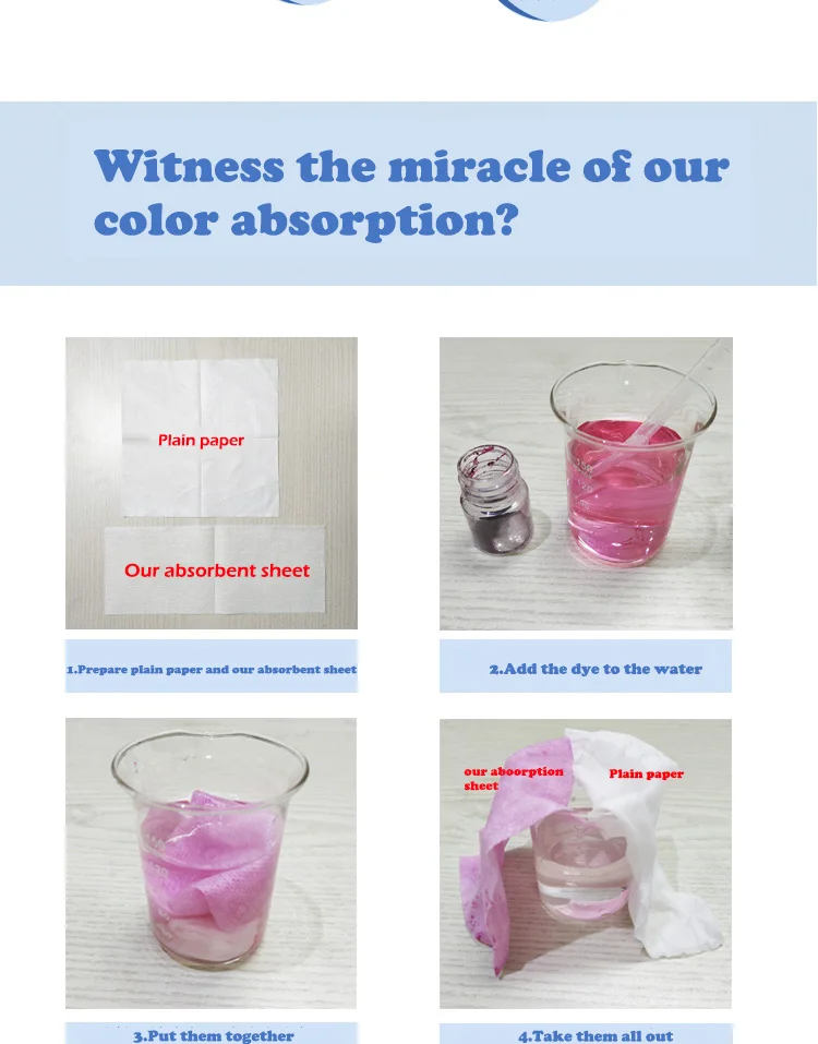 Laundry Sheets Catchers COLOR  Prevent Clothes from Smearing Fragrance Free Color  Catcherr Sheet