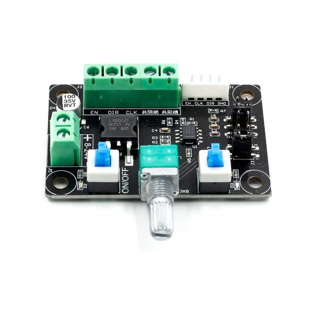 DC 12V 24V Pulse Signal Generator for Stepper Motor Driver Controller Speed Regulator