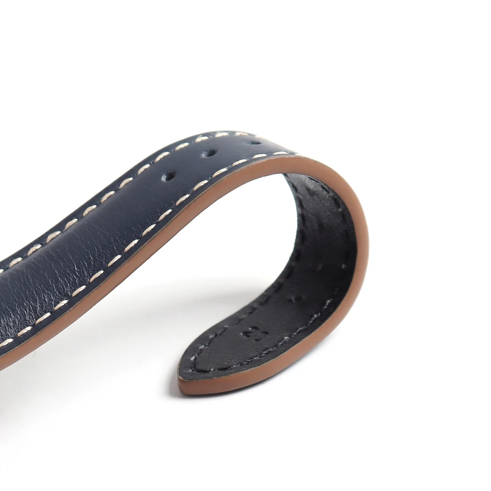 Watch Band Replacement Leather Straps Top Layer Vintage Luxury Genuine Cordovan Tapering Leather 20mm 22mm Opp Bag Breathable