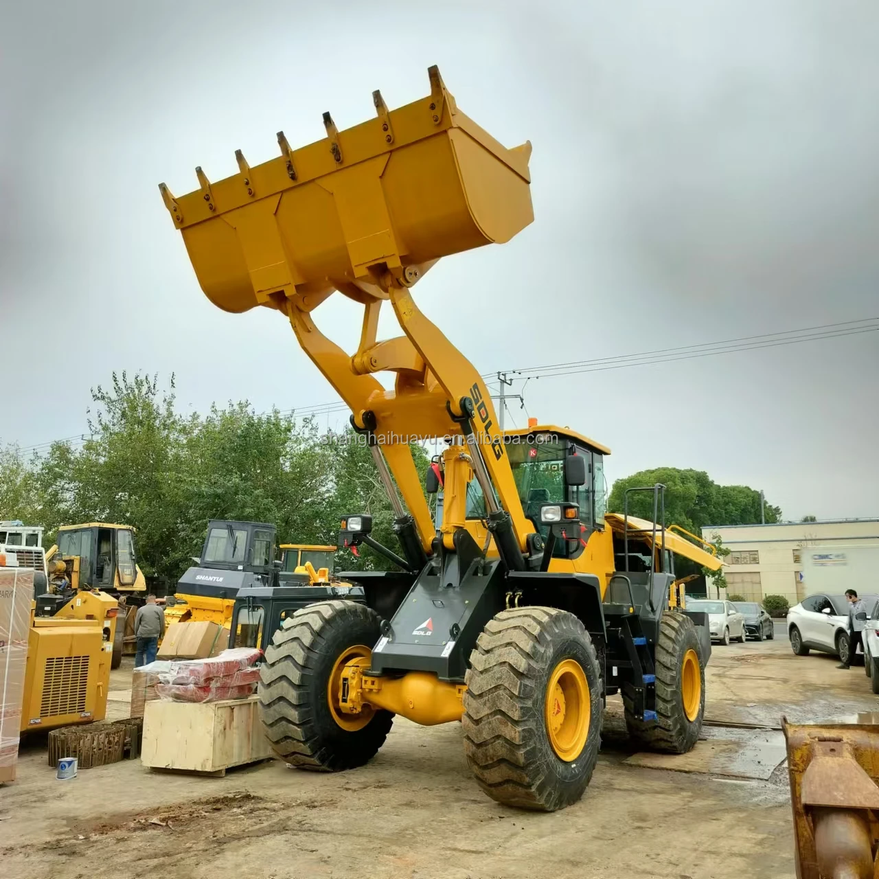 90% of the new SDLG LG956F mechanical wheel loader Liugong 856H Caterpillar catt966h loader uses Chinese SDLG Keshaw machinery
