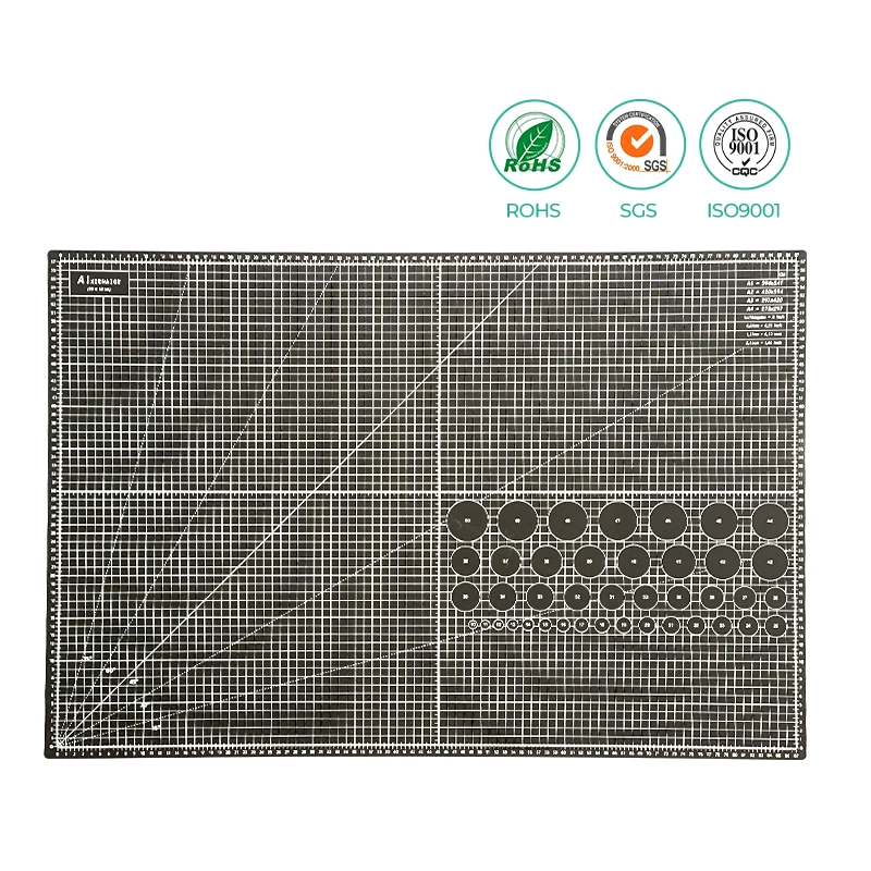 Quality Wholesale Novelty Pattern cutting mat Eco friendly 2mm thickness a0 pink cutting mat