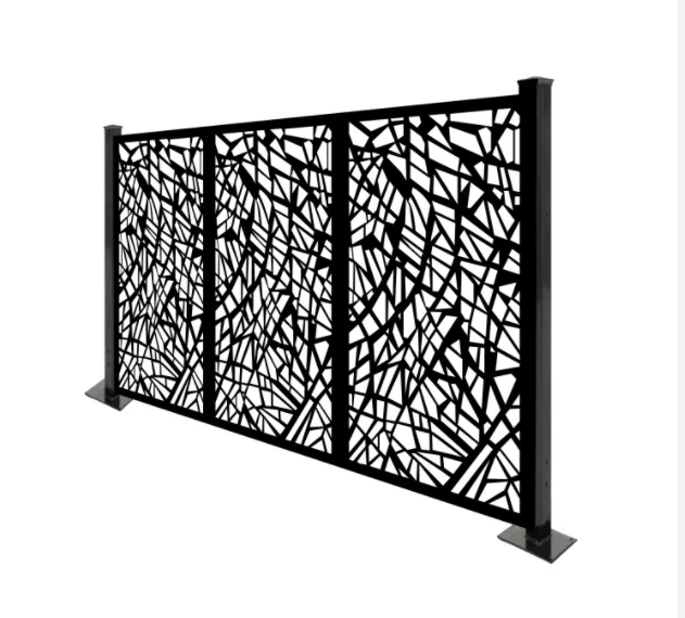 Hot sale bolt-on balcony design Laser cutting unique modern home and gardening fencing interior balcony balustrades railing