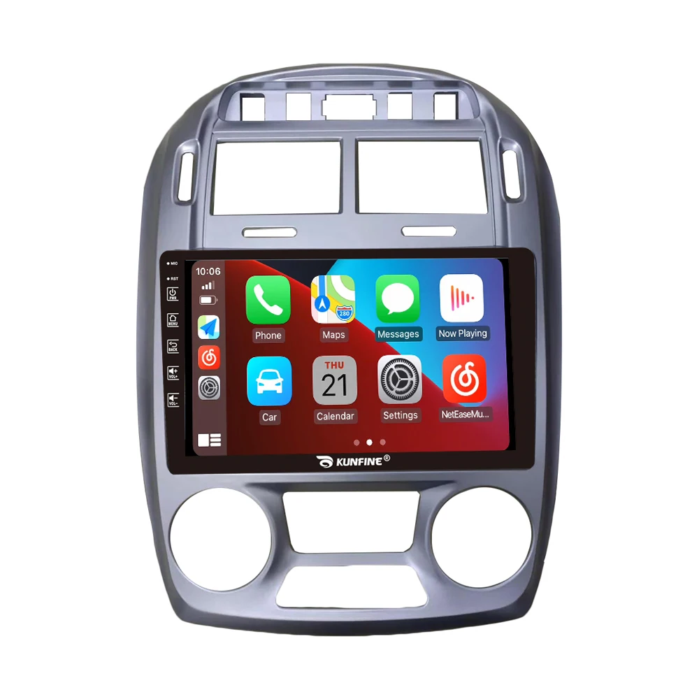 For KIA Cerato 2005 2006 AT 9 inch Headunit Device Double 2 Din Octa-Core Quad Car Stereo GPS Navigation android car radio