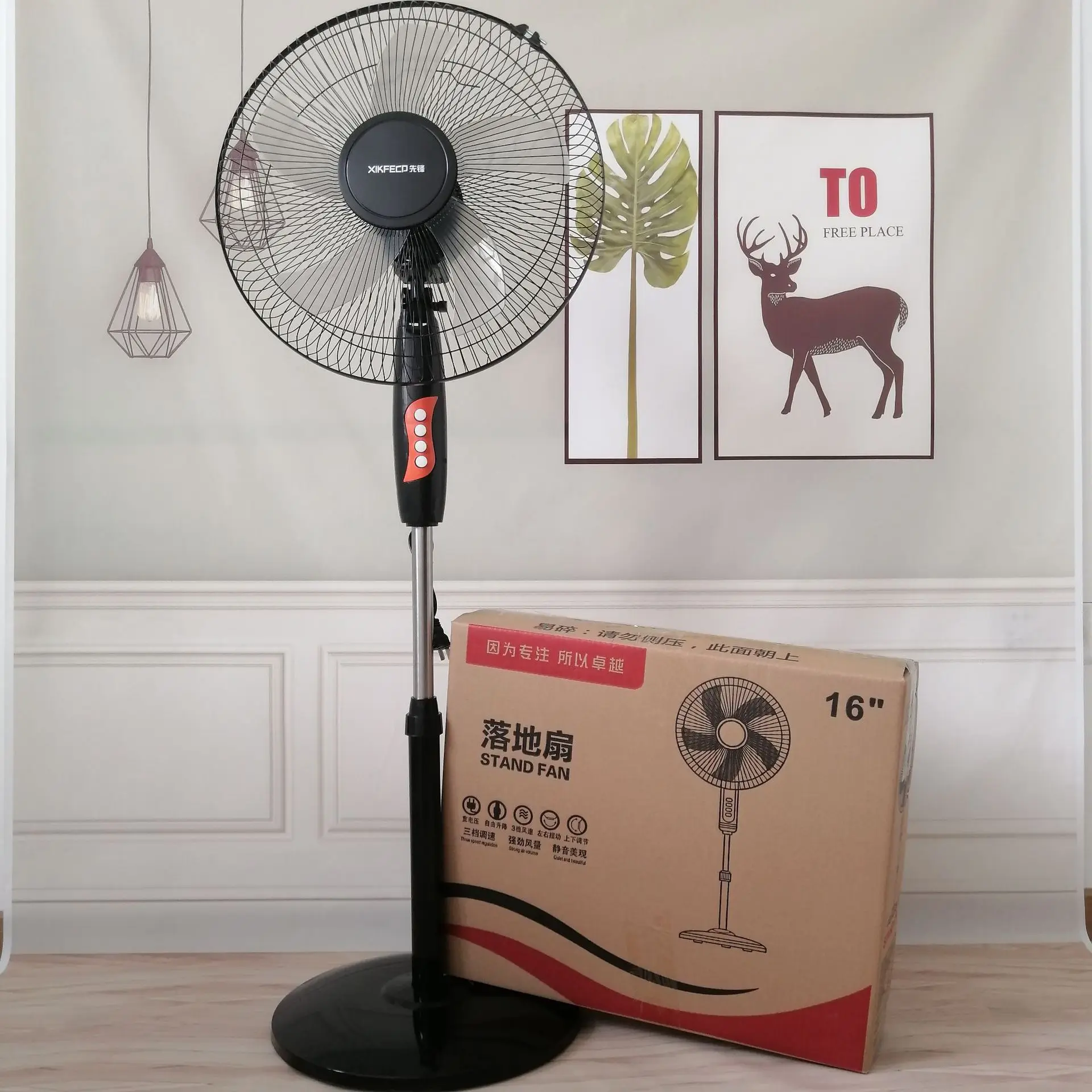 Hot sale Home 16 Inch Air Cooling Vertical Floor Fan Tower & Pedestal Electric Stand Fans Floor Fan
