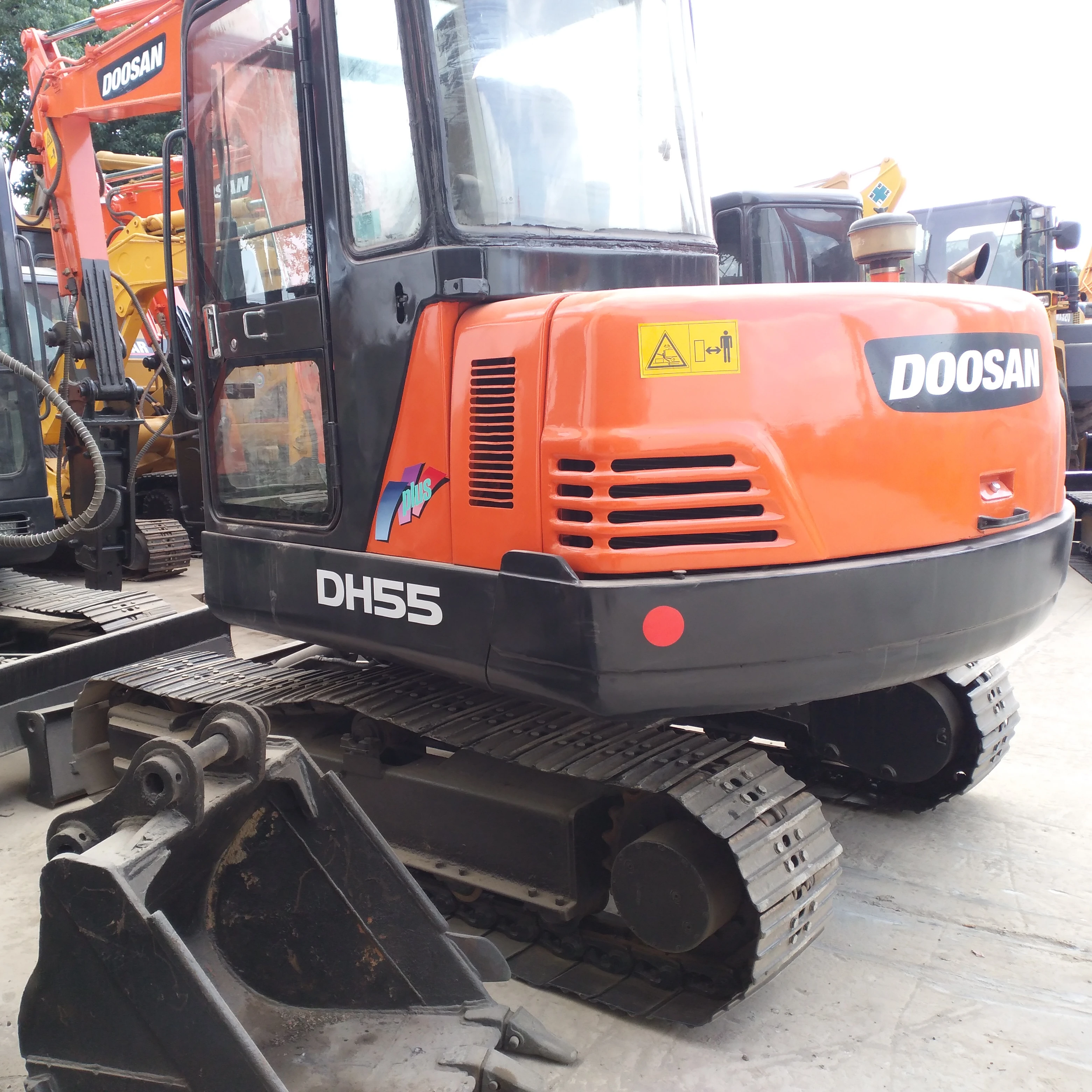 Used Doosan DH55 of used wheel excavator good quality Doosan  excavator