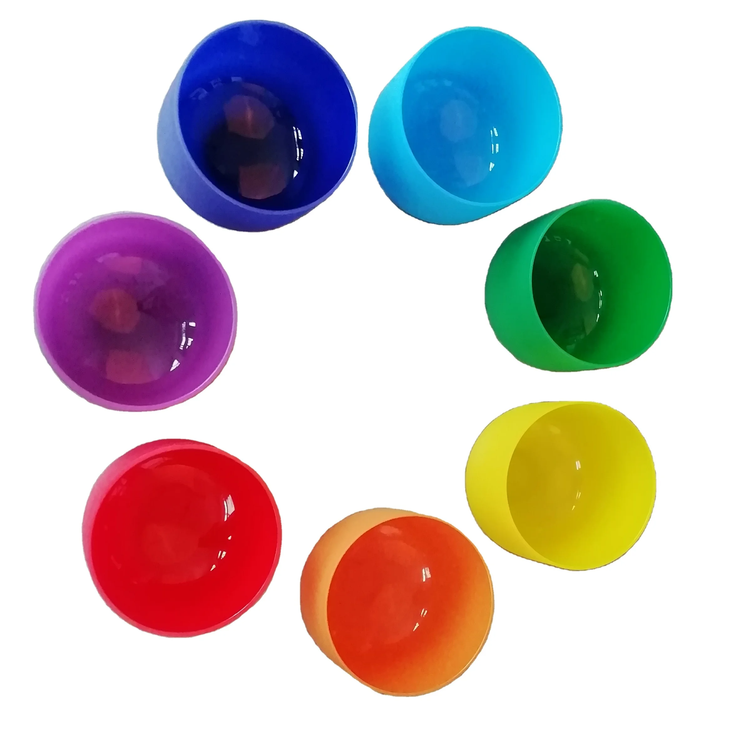 432 440 528hz engraved chakra set flower of life quartz rod sillicon rings singing bowl singing bowl bag singing bowl set chakra