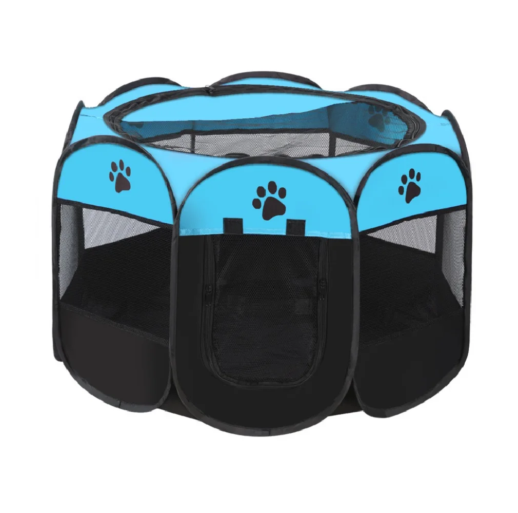 Portable Pet Playpen Multipurpose Dog Playpen Folding pet Tent Panels For Indoors Outdoors Games