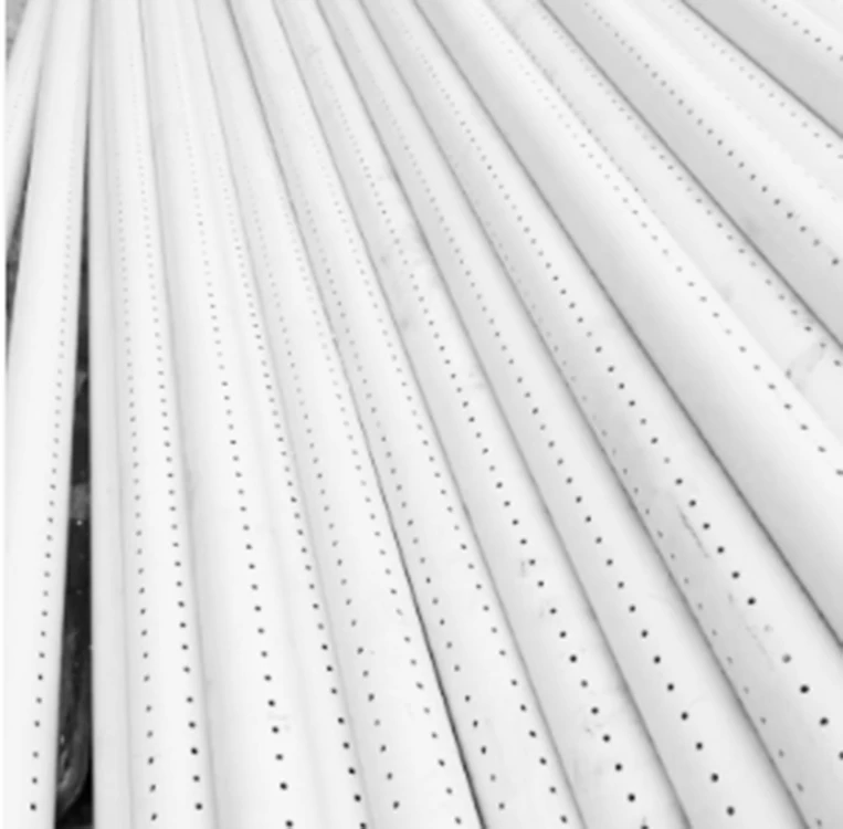 Factory Sale 4 3 2 inch PVCU tubo de drenaje perforado, perforated or Slotted drainage pipe other size