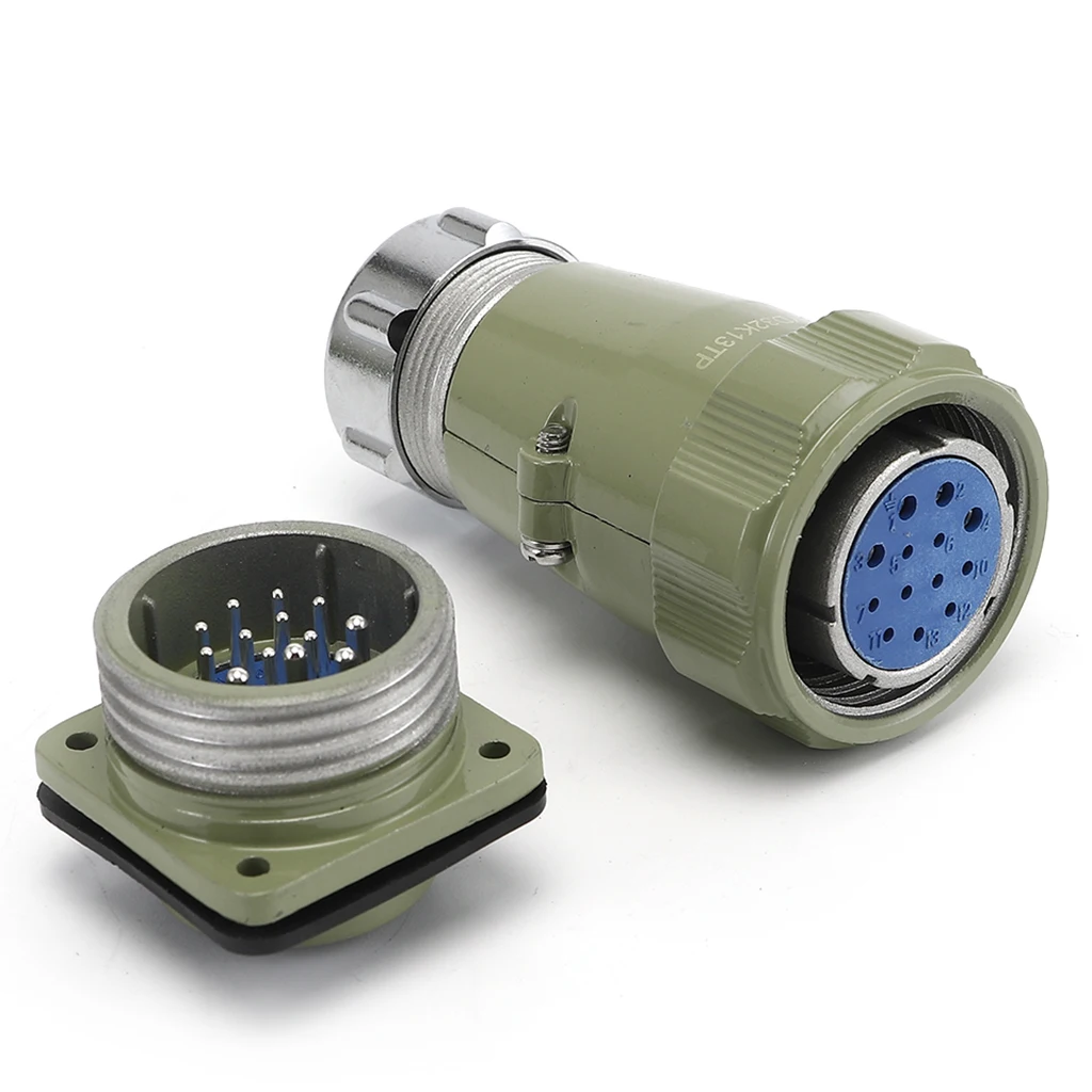 Sensor Connector Male Female Panel Front Mount Threaded Coupling Yd Series Right Angle Connector