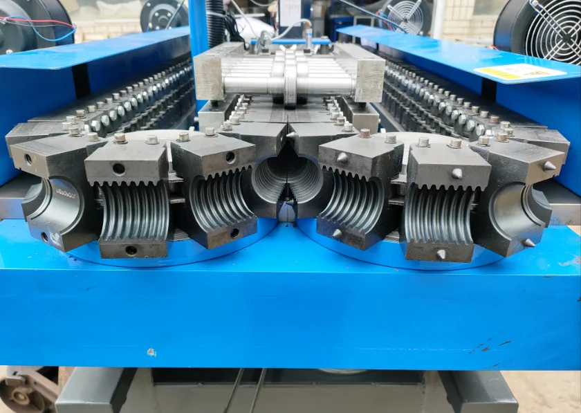 LDPE HDPE plastic corrugated pipe production line